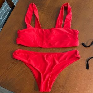Red bikini